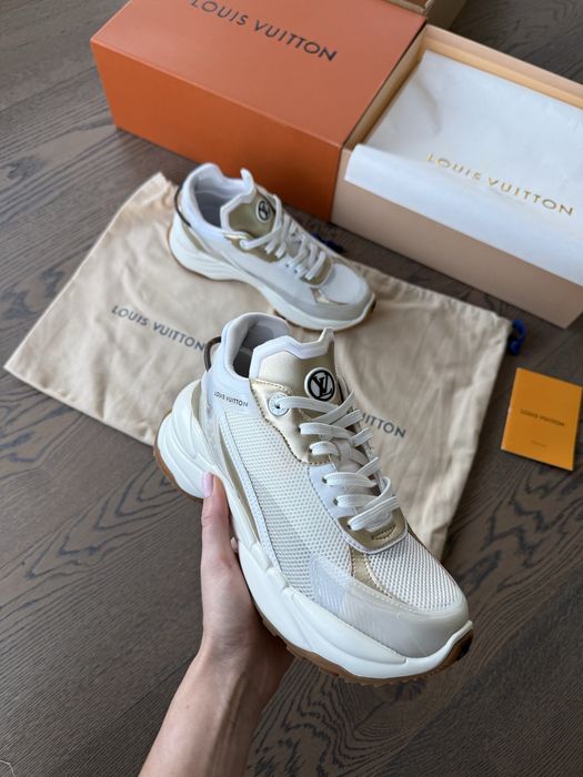 Louis Vuitton естествена кожа бели сникърси маратонки