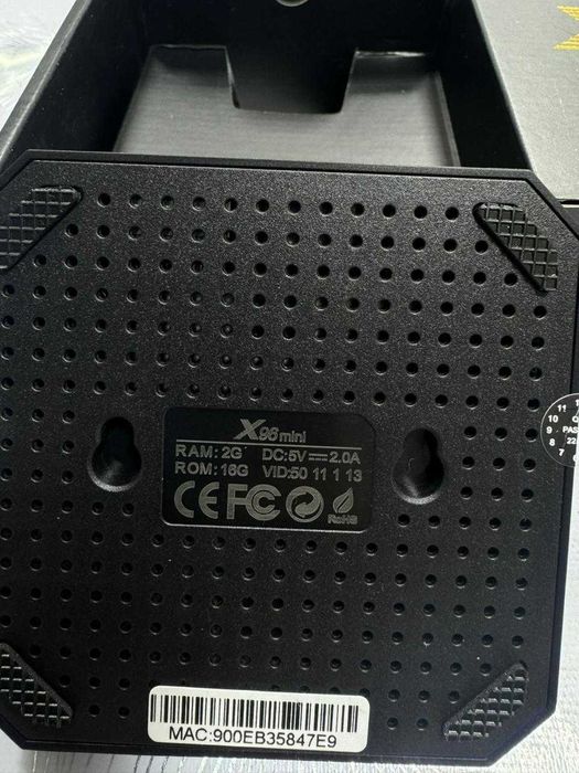 Smart TV Box Cмарт ТВ Бокс приставка для телевизора Х96mini (2/16Гб)