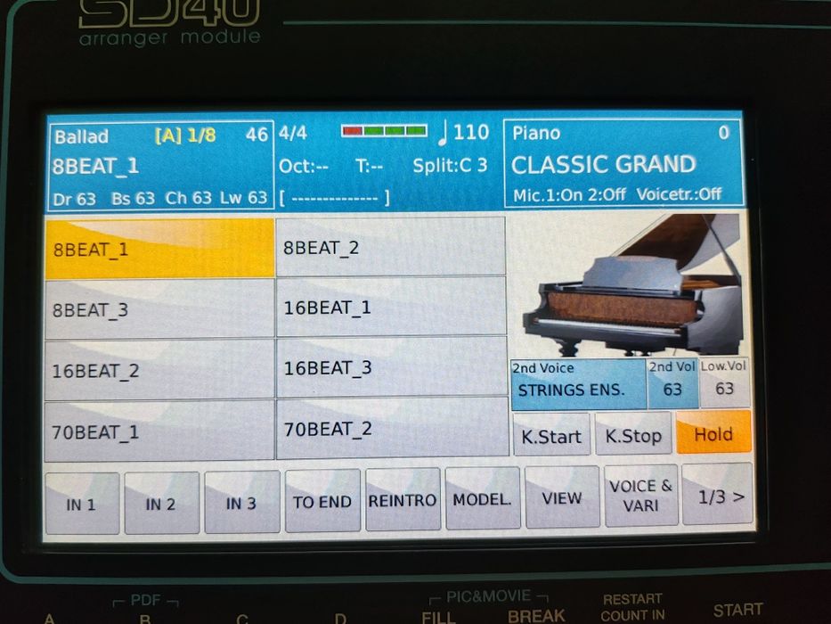 Ketron sd 40 modul cu secuențerțer  și aranjor!