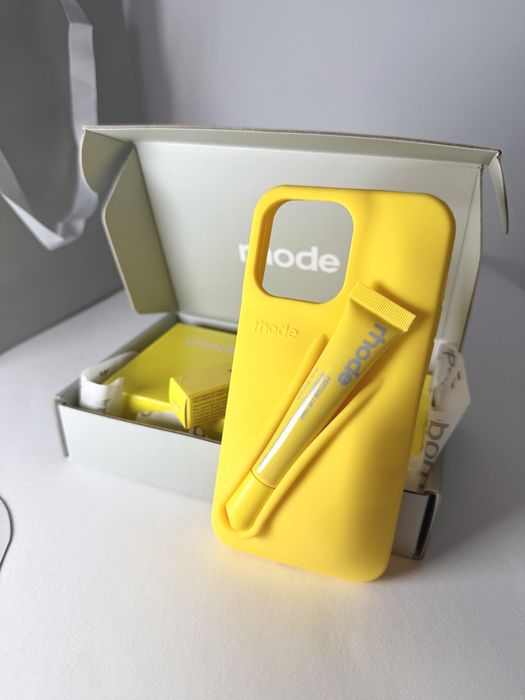 Rhode калъфи и Rhode гланцове Оригинал Rhode iPhone Case + Lip Gloss