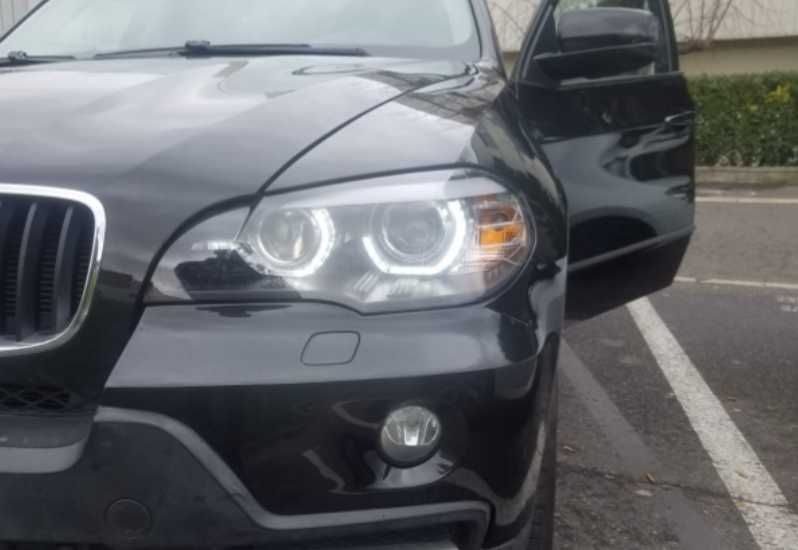 Фарове БМВ Е70 ЛЕД 3Д BMW E70 LED CCFL Angle eyes Тунинг Нови