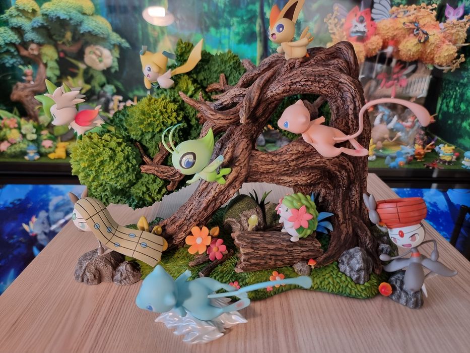 Pokemon statue - ediție limitat - mistery family - figurine