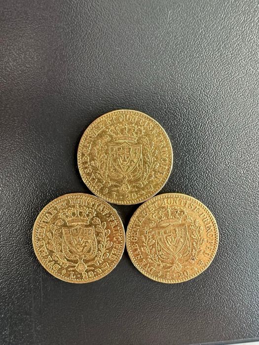 Златна монета Карло Феличе ди Савоя