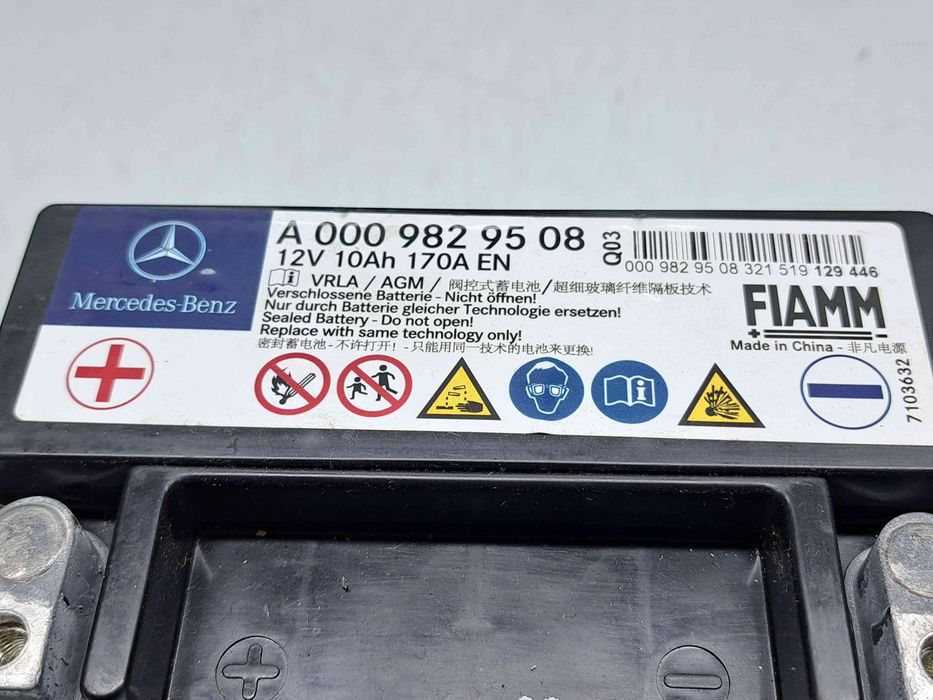 Baterie pornire Mercedes Clasa C (W205) [Fabr 2014-prezent] A00092895