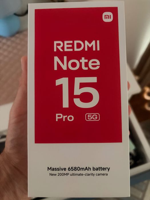 Telefon Redmi note 15 5G pro 256 GB