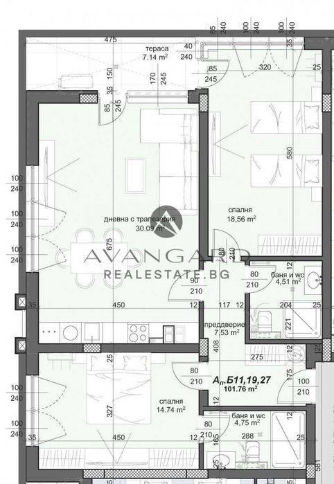 Продава се Тристаен апартамент в Пловдив, Тракия - 125 кв.м за 1389 €/кв.м - Снимка #3