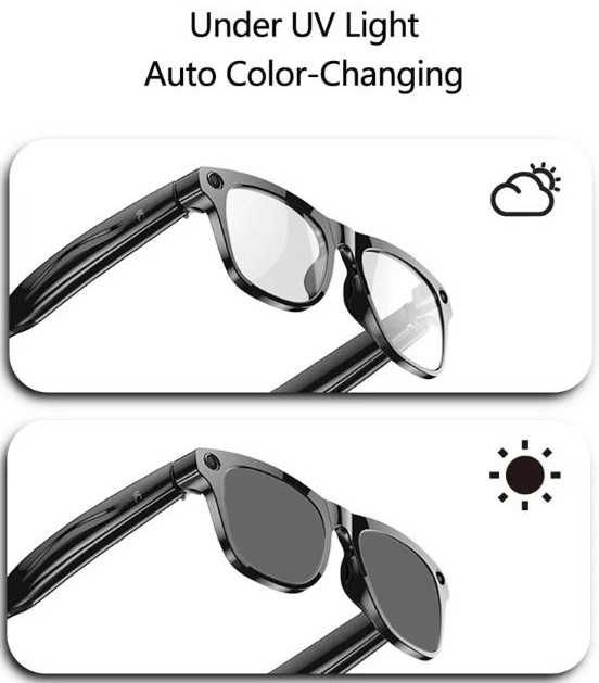 Смарфтон Записващи Очила Скрита Камера Умни Очила Видеозапис Разговори