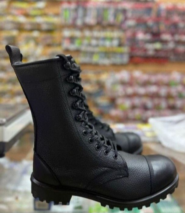 Берцы летние натуралка кожа