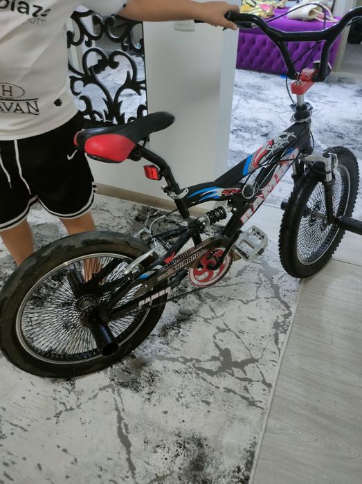 Велосипед с крутой подвесткой