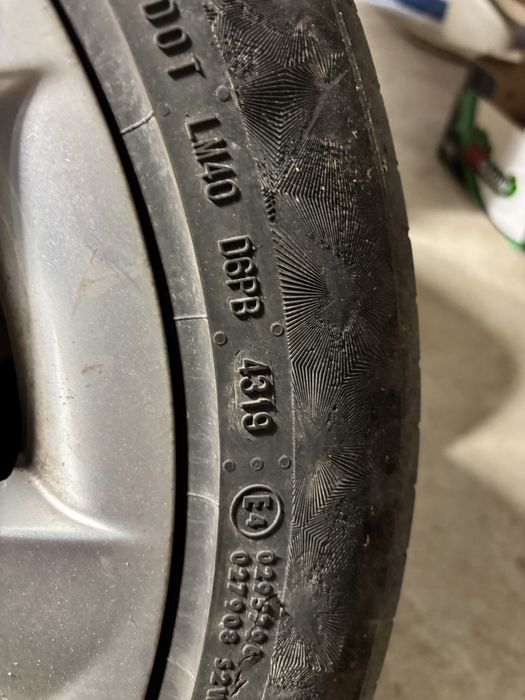 Джанти 17/5/112 с летни гуми за ауди