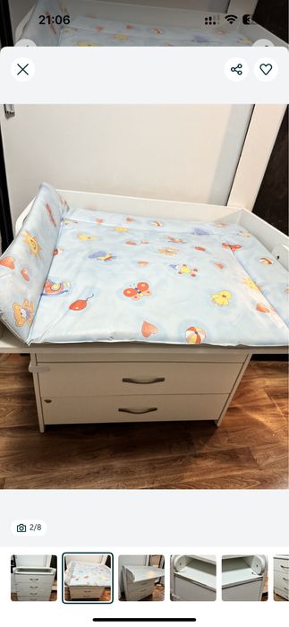 Комод белый 5тыс