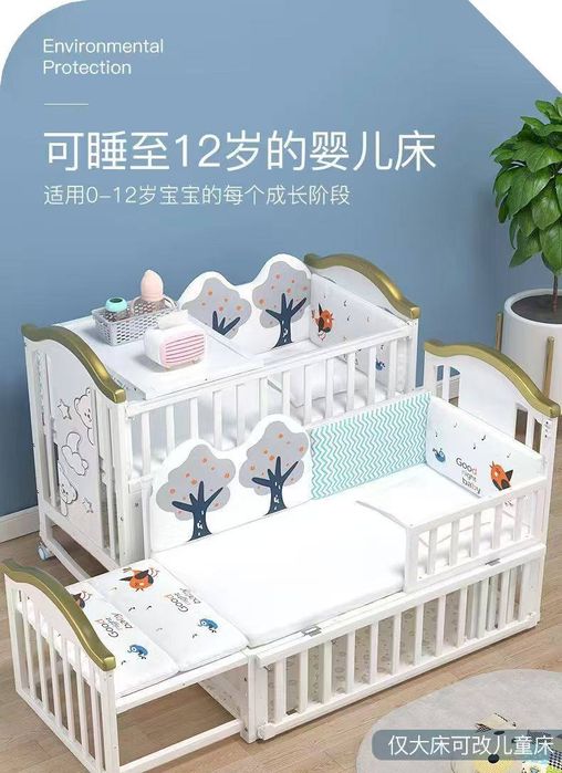 Кровать детская трансформер 0–12 лет

• Многофункциональная модель, ко