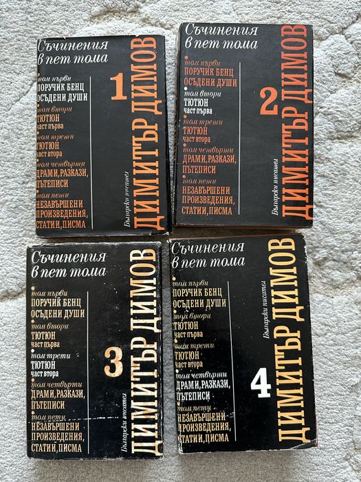 Колекция книги Димитър Димов