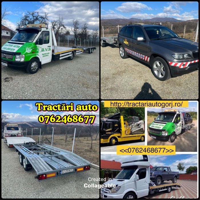 Tractari auto Gorj Asistenta rutieră Targu Jiu Targu Carbunesti Horezu