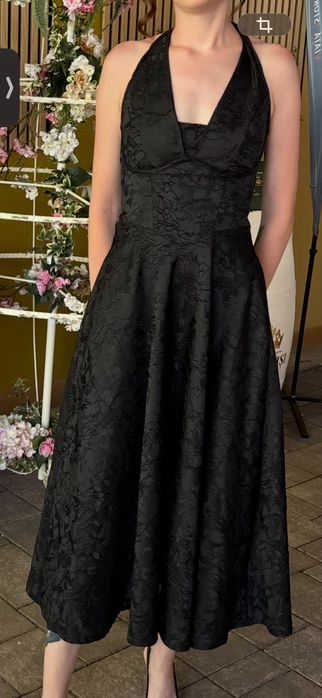 Rochie midi neagra