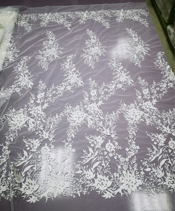 Ткани кружева для свадебных платьев