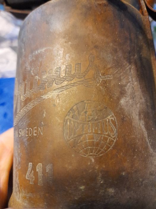 Стара Шведска бензинова горелка и масльонка