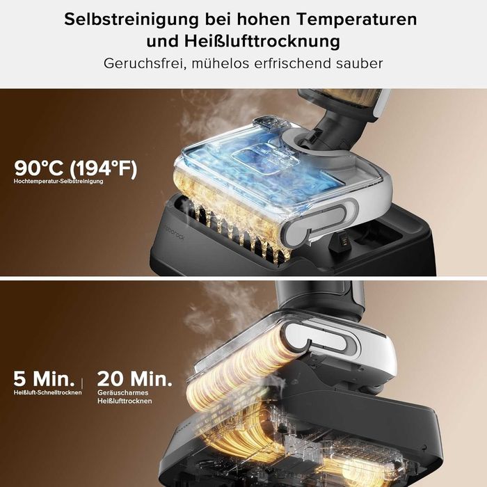 Безкабелна Прахосмукачка за Сухо Мокро Чистене XIAOMI Roborock F25 BX