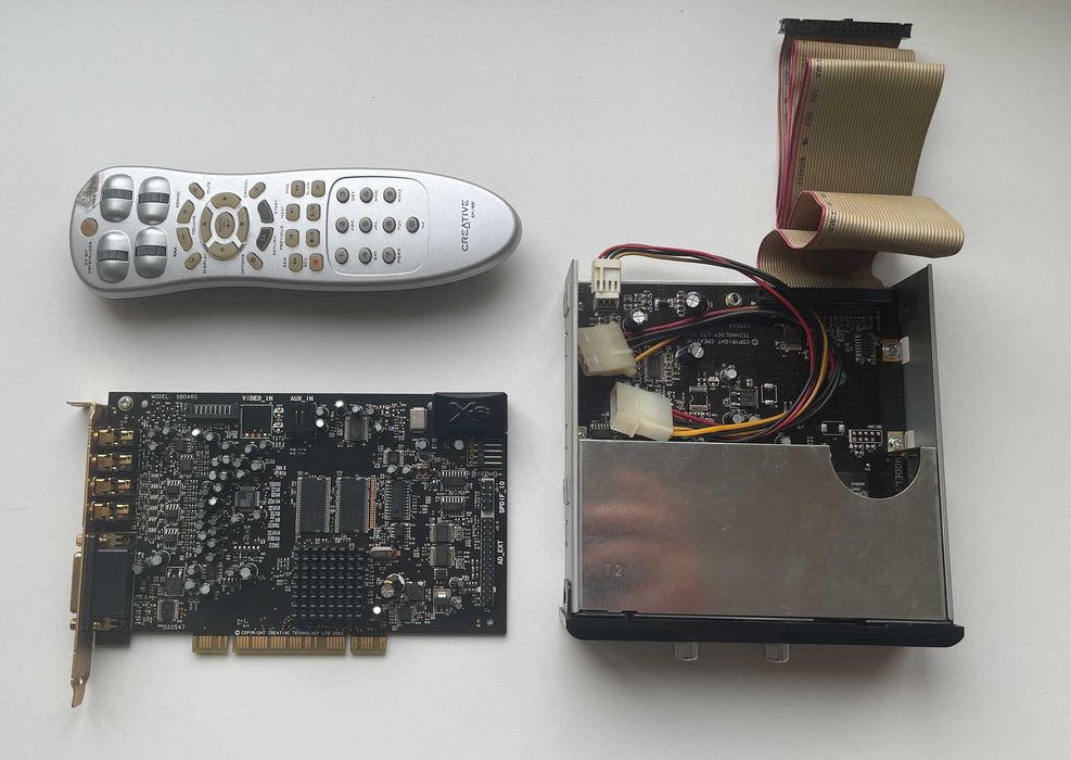 Creative Sound Blaster X-Fi XtremeGamer Fatal1ty Pro SB0460 – рядко срещан пълен комплект в отлично състояние.