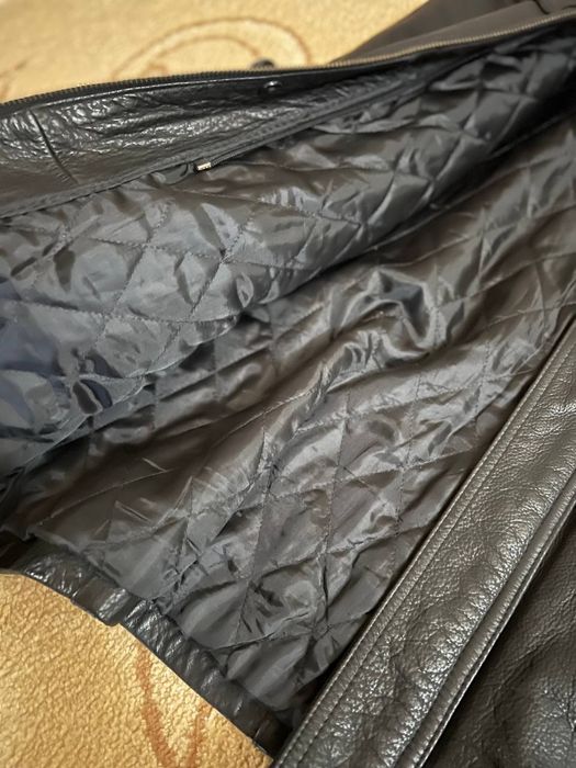 Кожанная мужская куртка