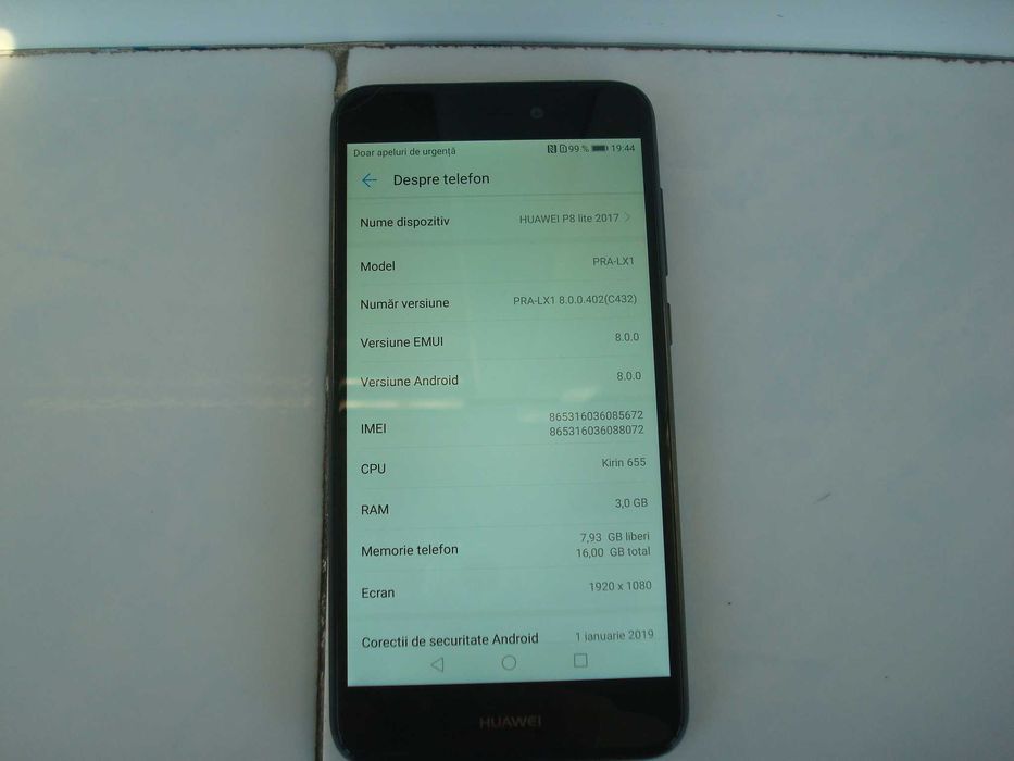 Dual sim Huawei P8 lite ,3GB RAM ,16 GB