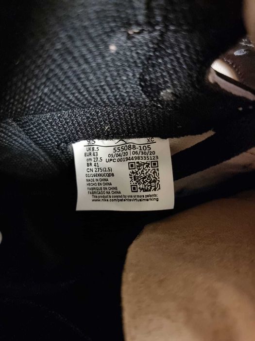 Air Jordan 1 Retro High OG "Dark Mocha" Leather/Polyester/Rubber