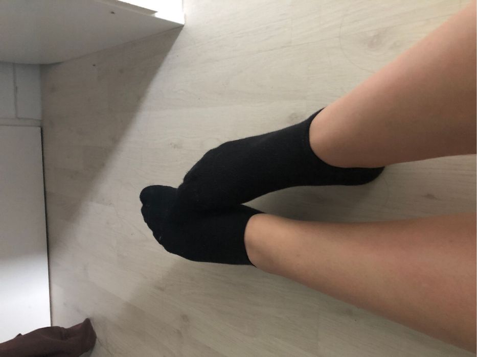 Черные носочки нежные