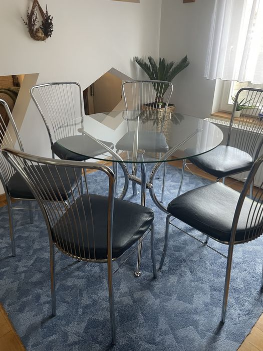 Set masa cu 6 scaune + 2 scaune bar