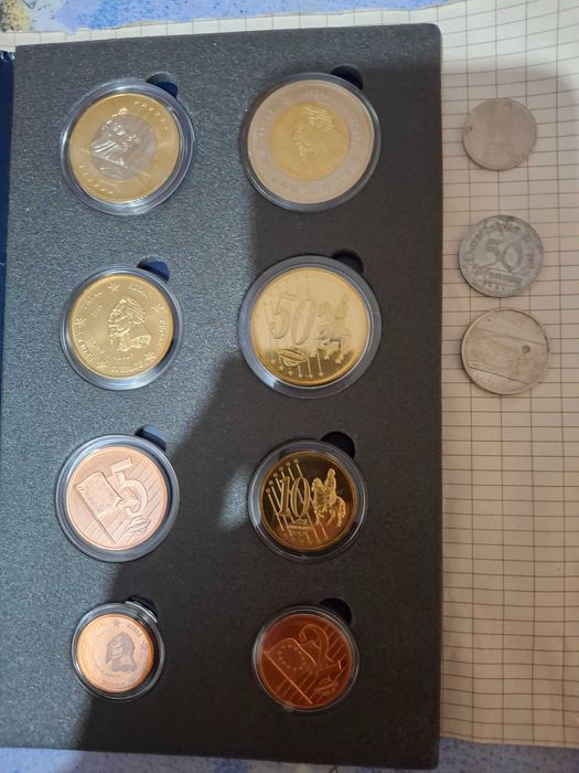 Пробни евро монети Швеция 2004г