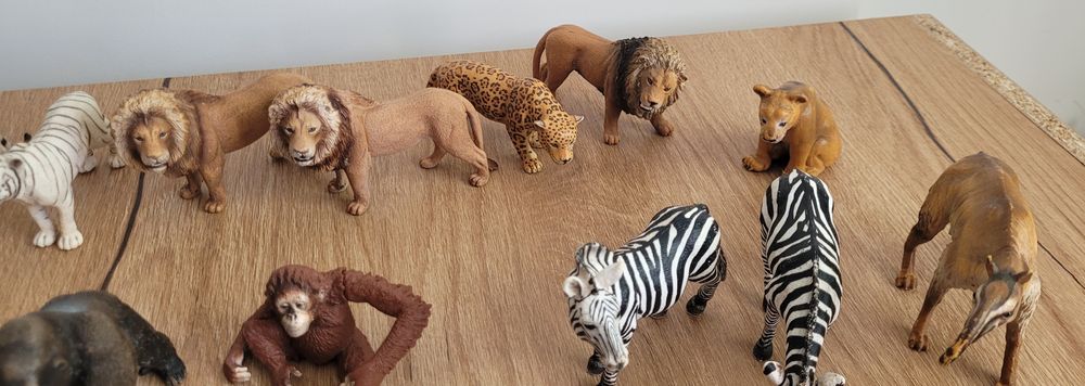 Lot figurine animale salbatice jungla/ Antarctica - marca Schleich