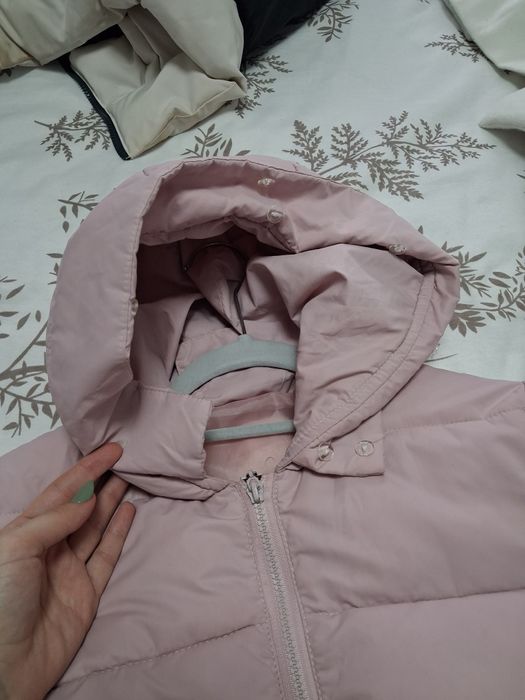 Бебешко розово дамско есенно зимно яке размер Хс