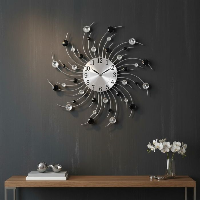 Модерене декоративен стенен  часовник 50 см