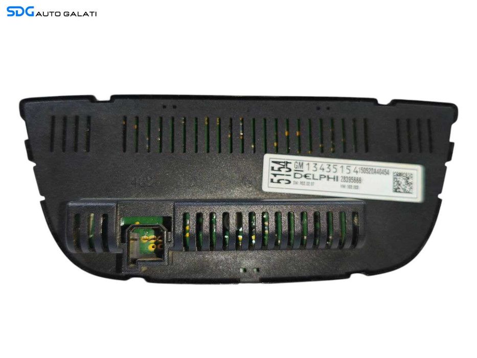 Panou Modul Unitate Comanda AC Aer Conditionat Clima Climatronic Opel Astra J 2009 - 2016 Cod 13435154 [LR1272]