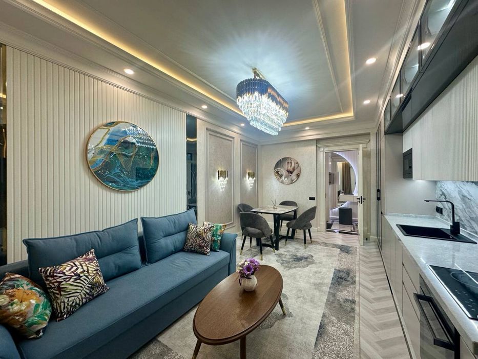 Жк НРЖ Ойбек! Стильная 2х комнатная квартира в самом центре! Срочно!