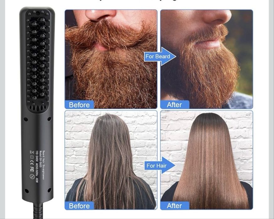 Placa de îndreptat barba 2 în 1