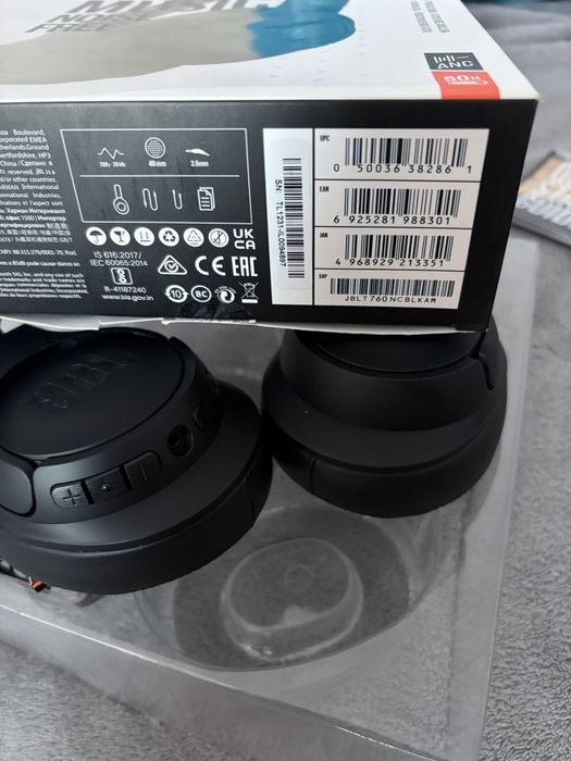 Безжични/Жични Слушалки JBL TUNE 760BT NC HARMAN нови без забележка sony audiotechnica