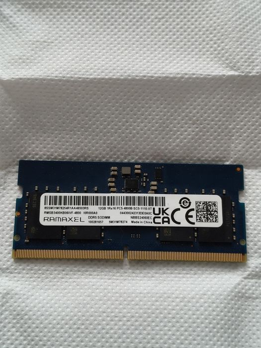 Ramaxel RAM 12gb 4800MHz Laptop