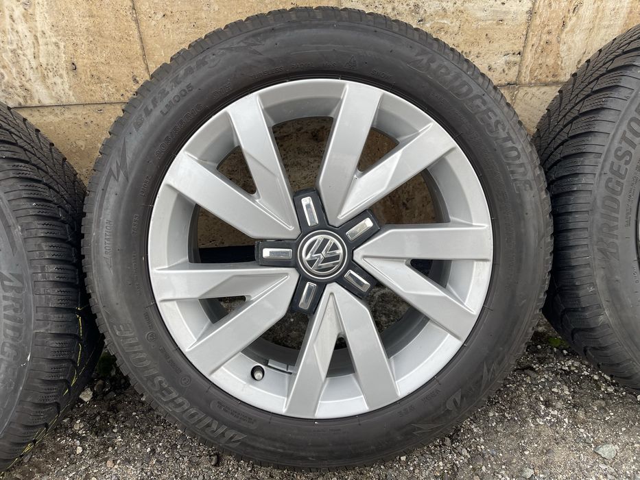 Jante Roți 16 VW Passat Caddy Golf 5 6 7 8 Anvelope iarna 205 55 R16