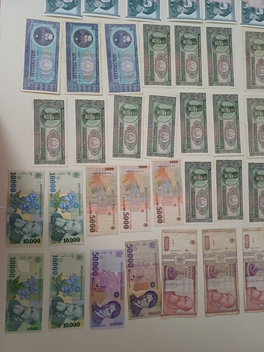 Colectie bancnote romanesti si straine