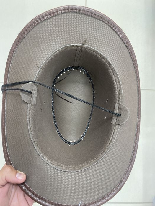 Кожена каубойска шапка