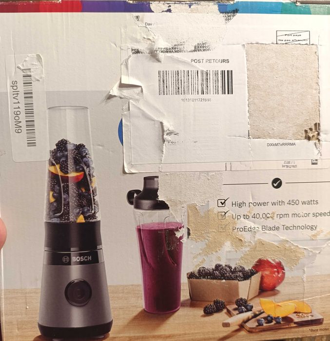 Блендер Bosch VitaPower Serie 2 | 2 450 W Сребристо