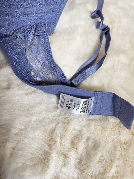 Sutien albastru 17&Co cu dantela 75C