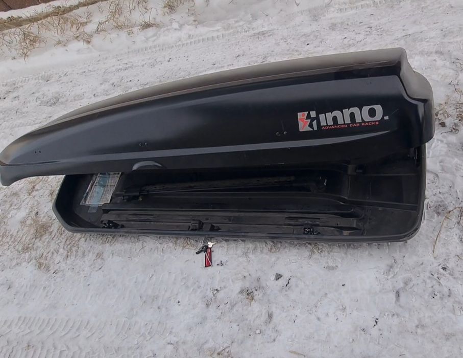 Багажный бокс Inno New shadow 16/110354 черный матовый двустороннее