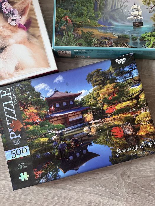 Продам б/у пазлы