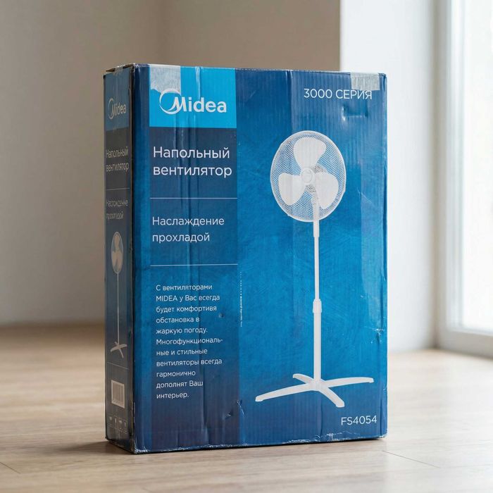 Напольный вентилятор Midea FS4054 — В коробке