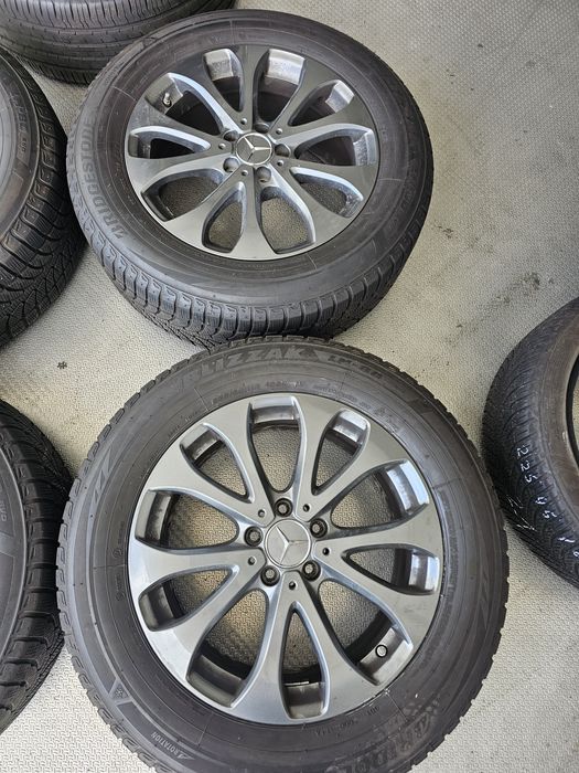 Jante originale Mercedes GLC r18 cu cauciucuri de iarna