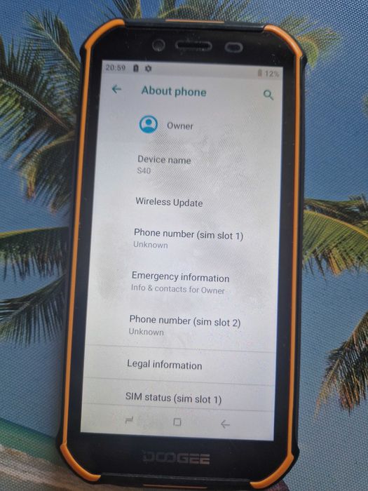 Doogee S40 IP 68 Antisoc