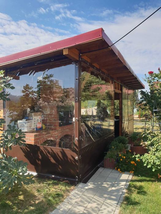 Folie Terasa Cristal Flex® 0,8mm, 2,60 m x 30 m - Folie Transparenta