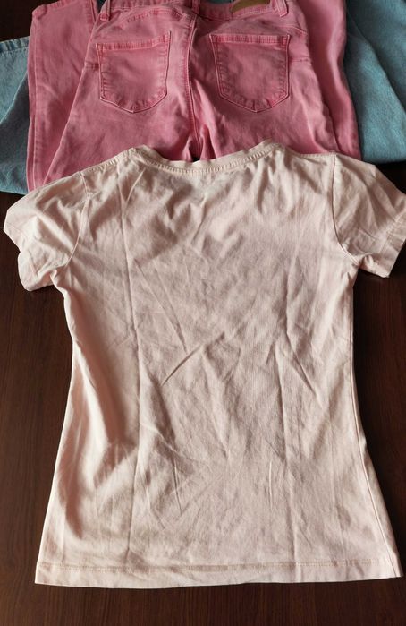 сет Дънки за момиче + подарък тениска Nike