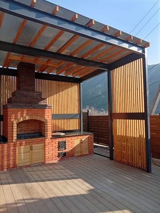 Пергалы, навесы, терассы, беседки